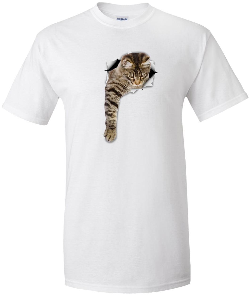 G200T Gildan Mens Tall Ultra Cotton Tee - White