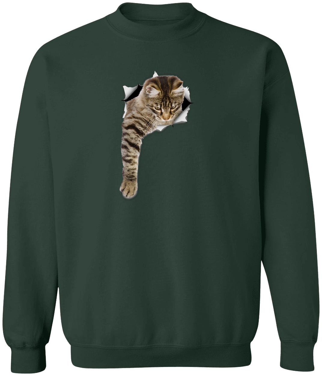 G180 Gildan Crewneck Pullover Sweatshirt - Forest Green