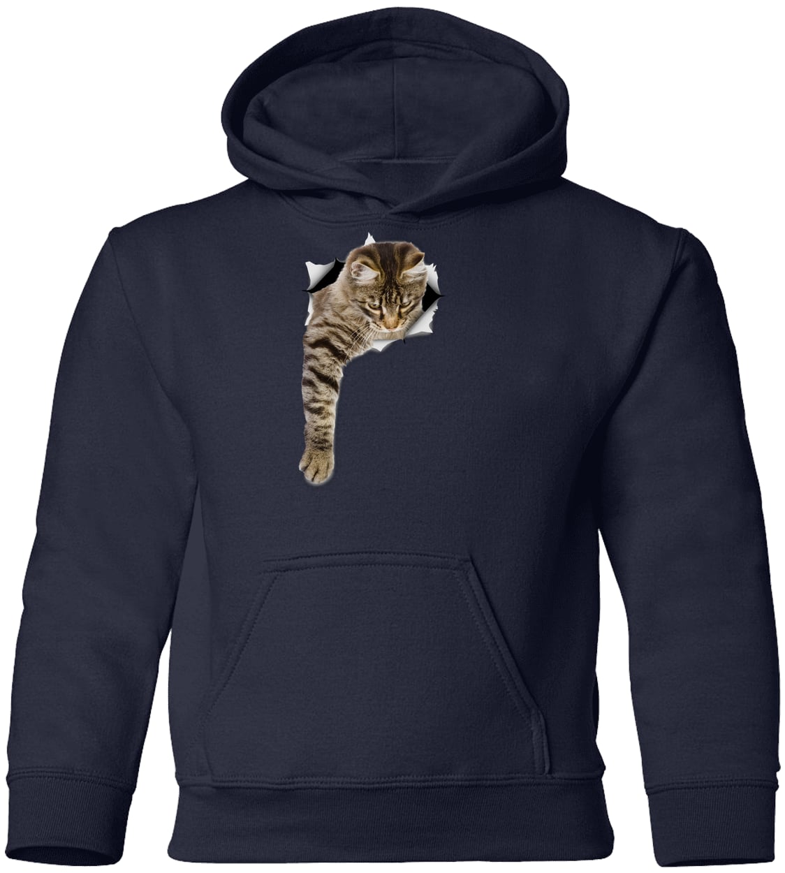 G185B Gildan Youth Pullover Hoodie - Navy