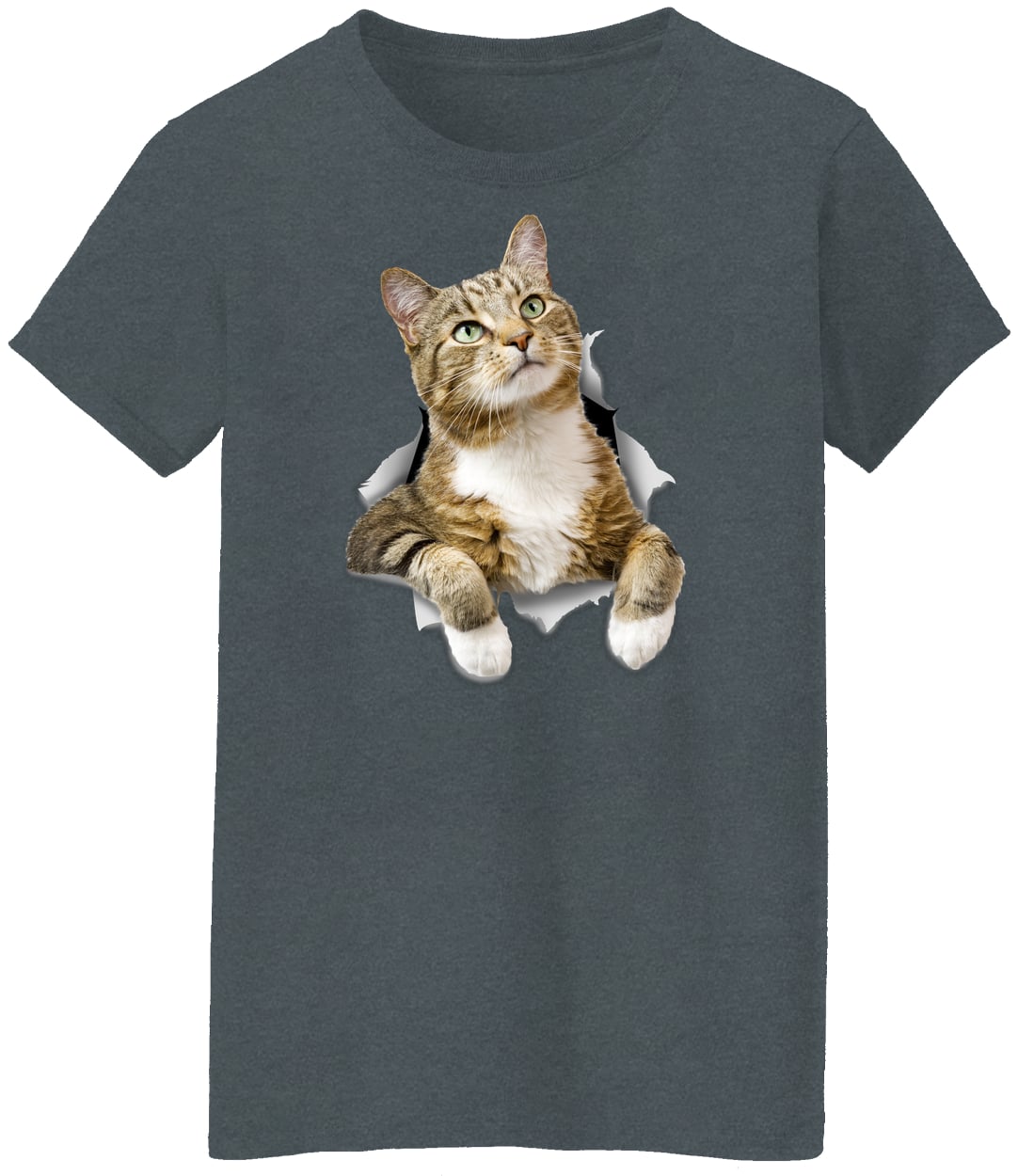 G500L Ladies' 5.3 oz. T-Shirt - Dark Heather