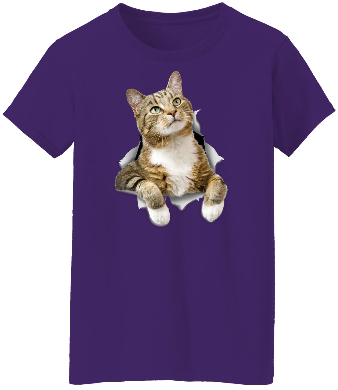 G500L Ladies' 5.3 oz. T-Shirt - Purple