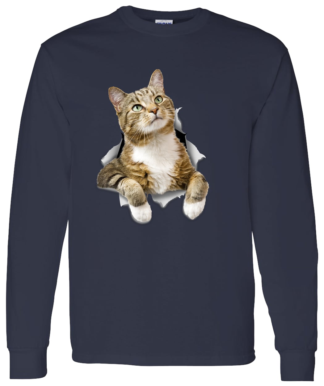 G540 LS T-Shirt 5.3 oz. - Navy