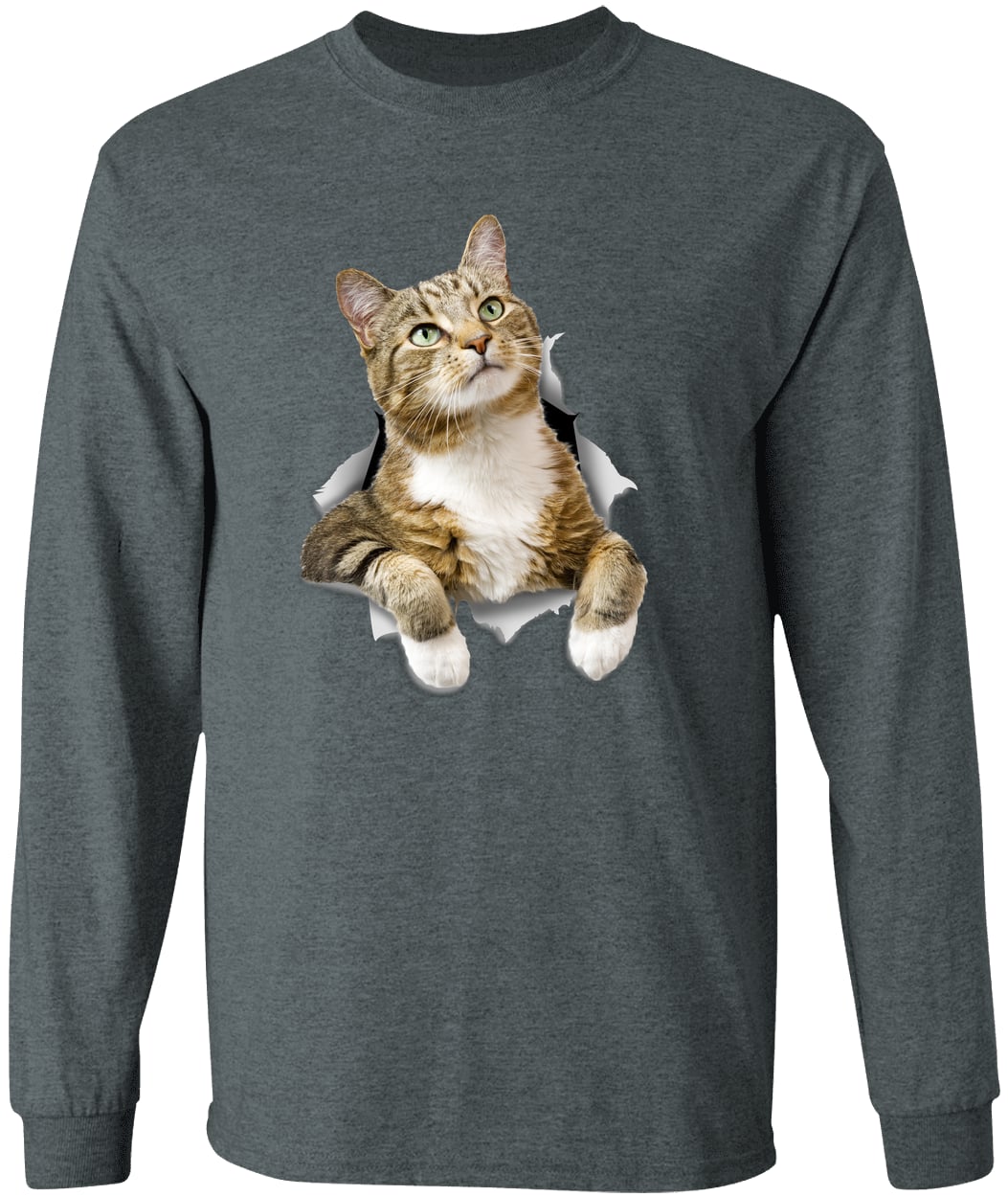 G540 LS T-Shirt 5.3 oz. - Dark Heather