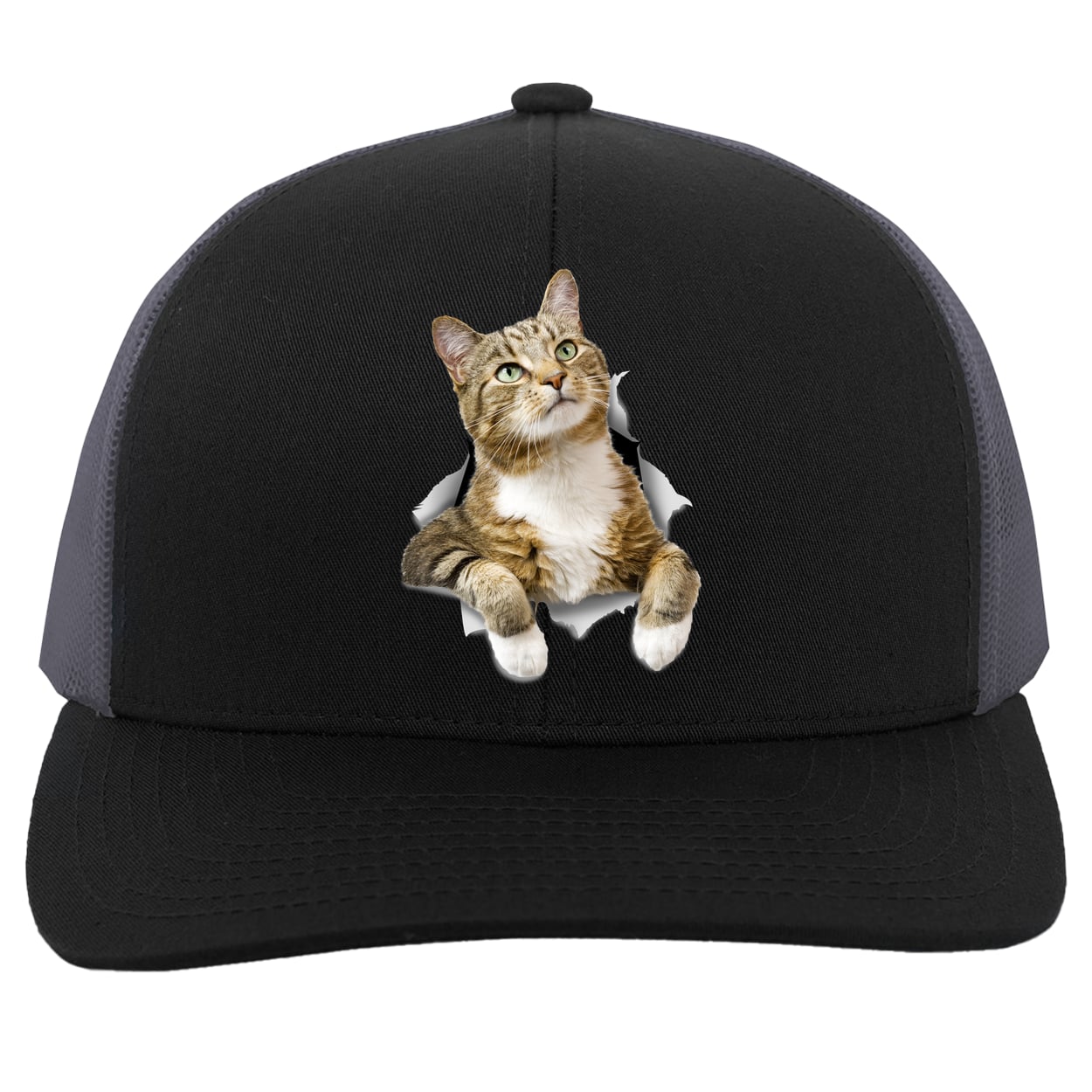 104C Trucker Snap Back - Black/Graphite