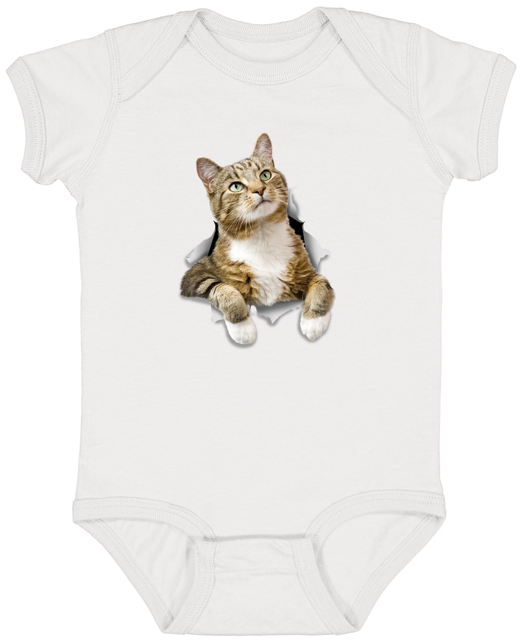 4424 Infant Fine Jersey Bodysuit - White