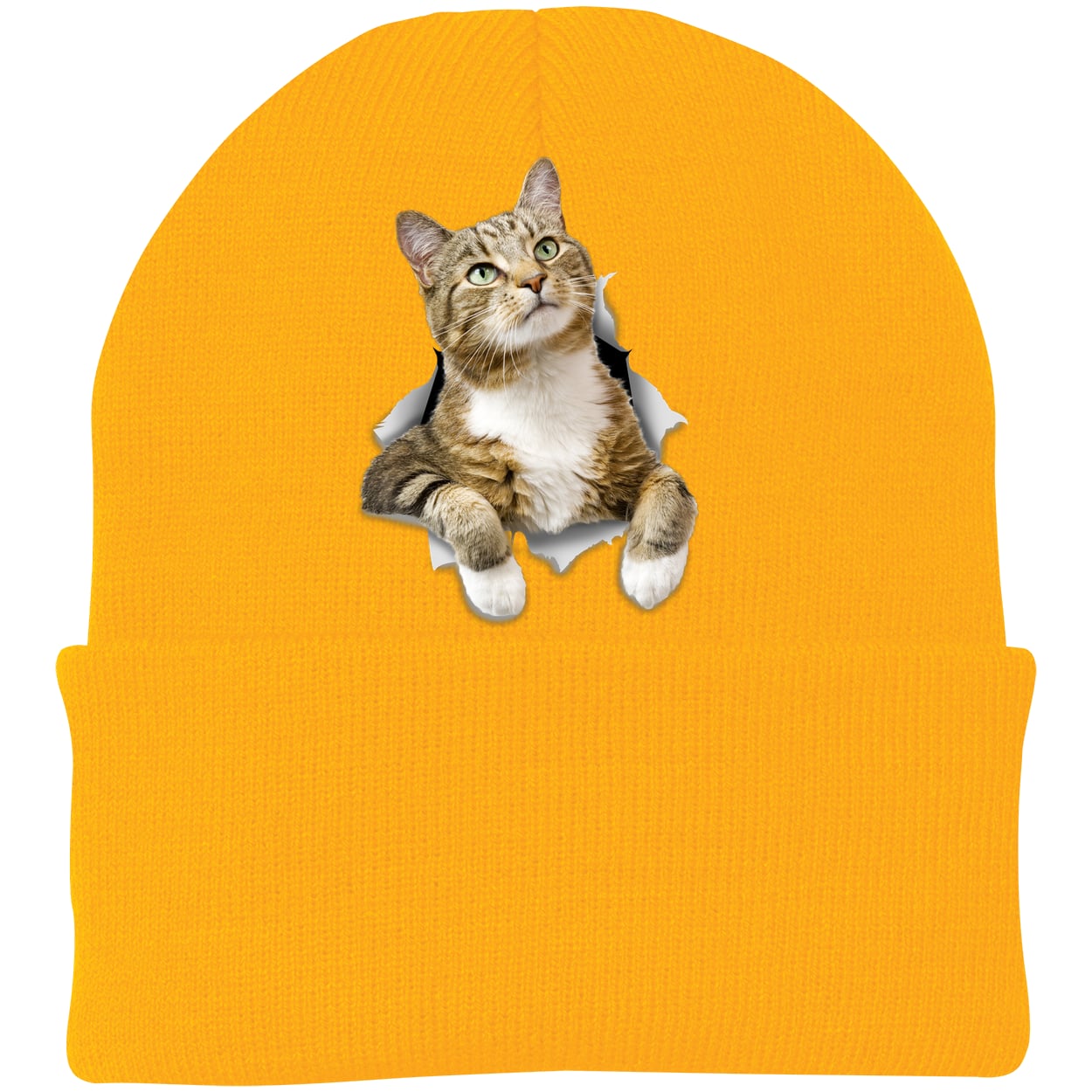 CP90 Port & Company Knit Beanie - Athletic Gold