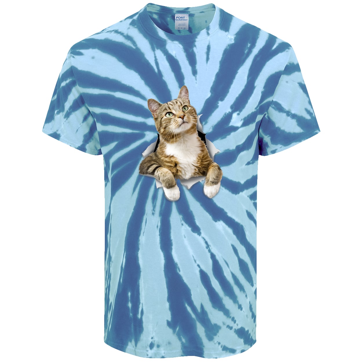 PC147 Port & Company Tie-Dye Tee - Royal