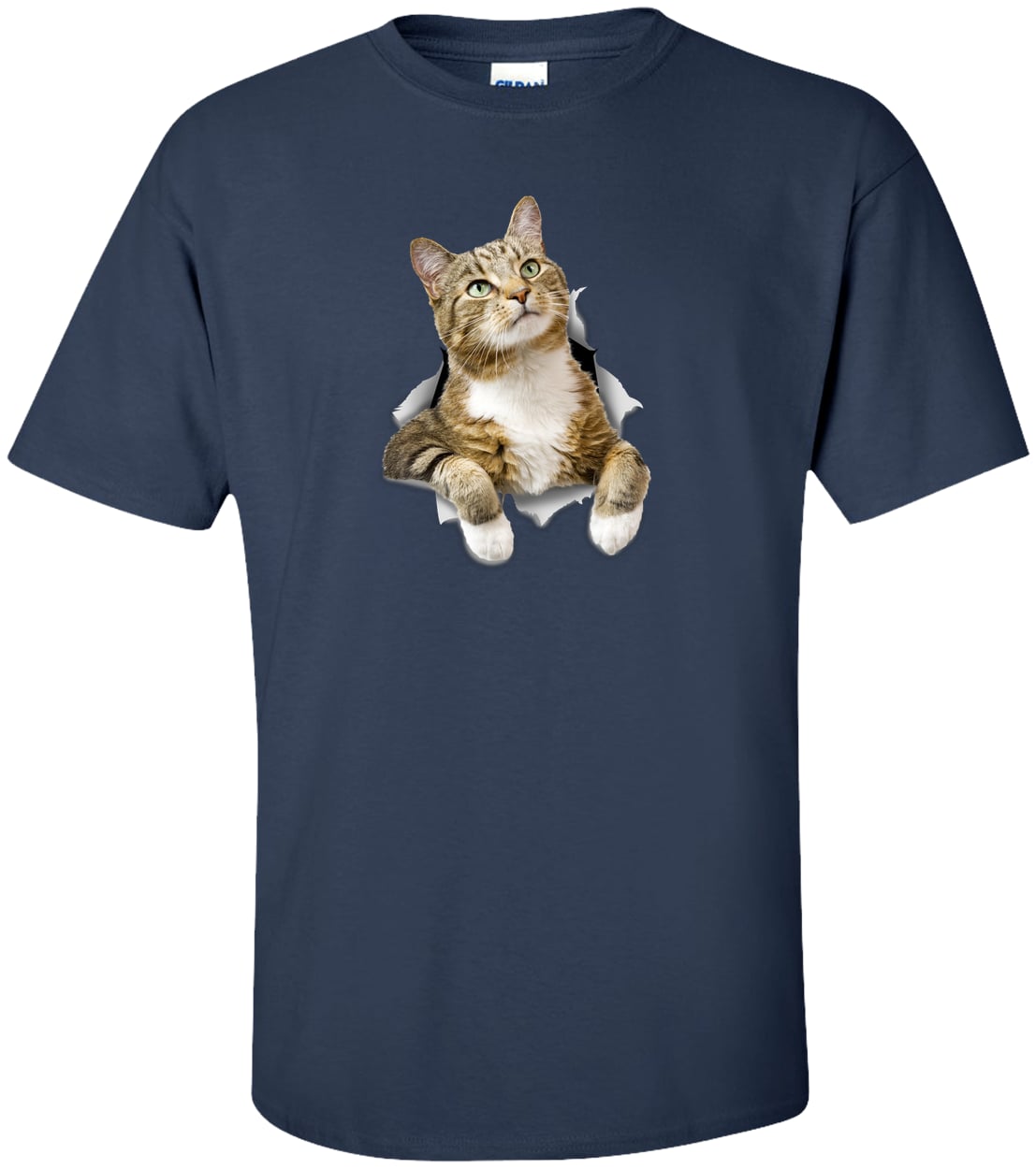 G200T Gildan Mens Tall Ultra Cotton Tee - Navy