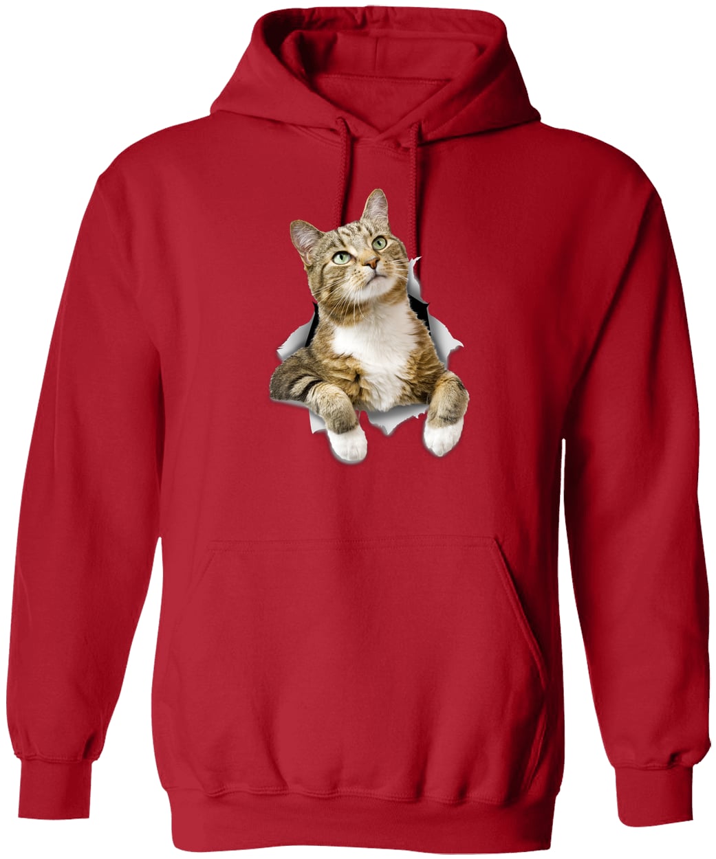 G185 Gildan Pullover Hoodie - Red