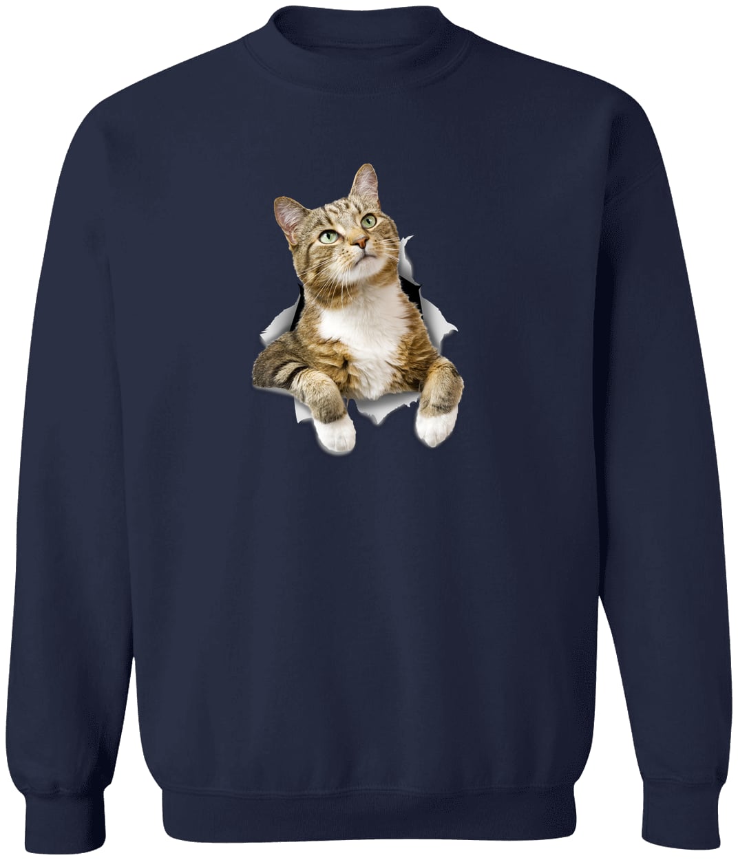 G180 Gildan Crewneck Pullover Sweatshirt - Navy