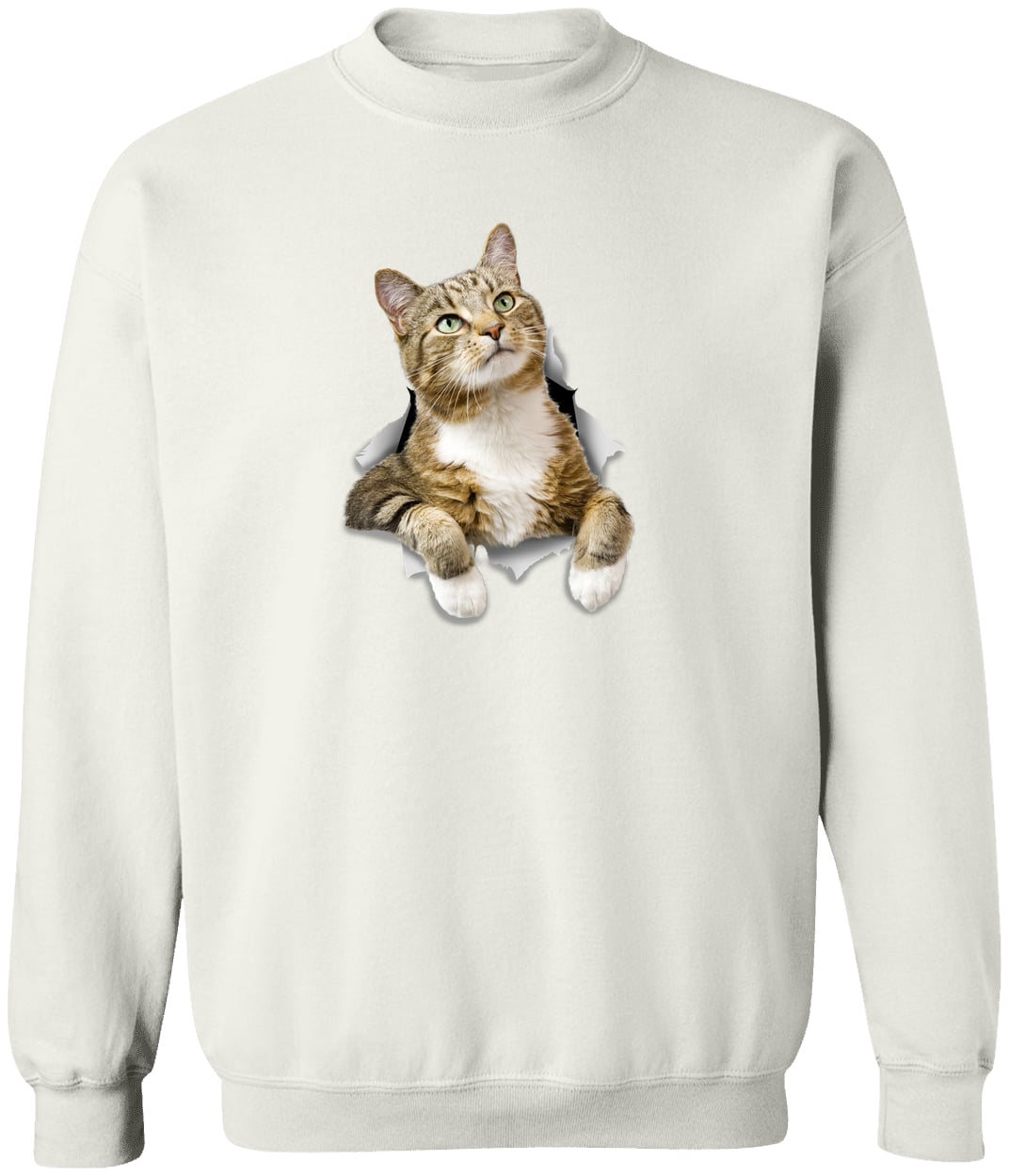 G180 Gildan Crewneck Pullover Sweatshirt - White