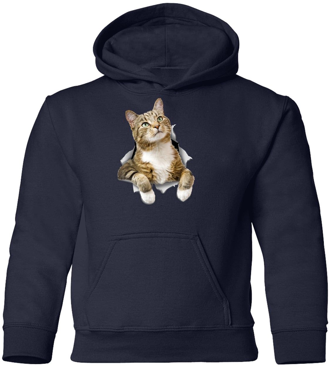 G185B Gildan Youth Pullover Hoodie - Navy