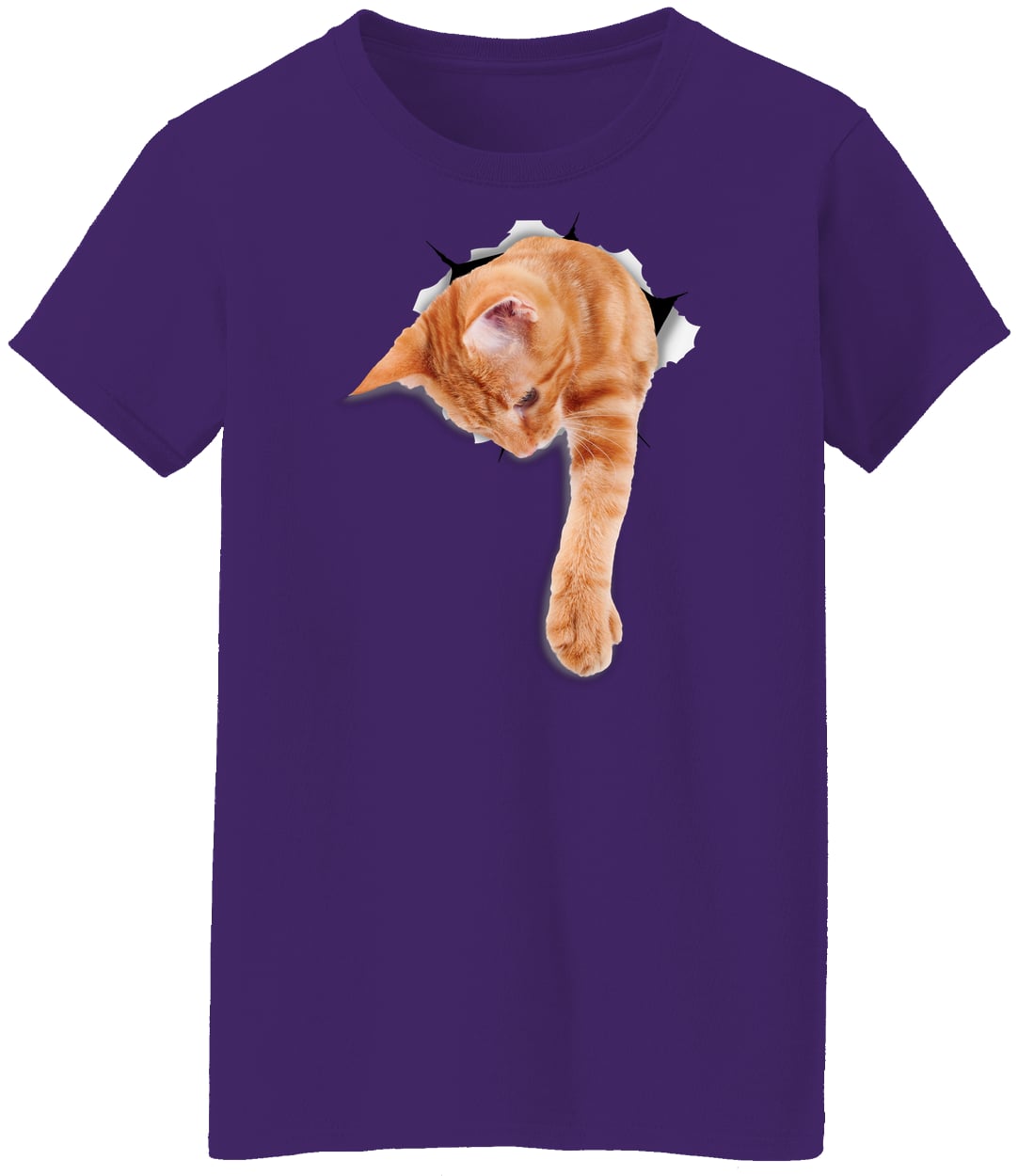G500L Ladies' 5.3 oz. T-Shirt - Purple