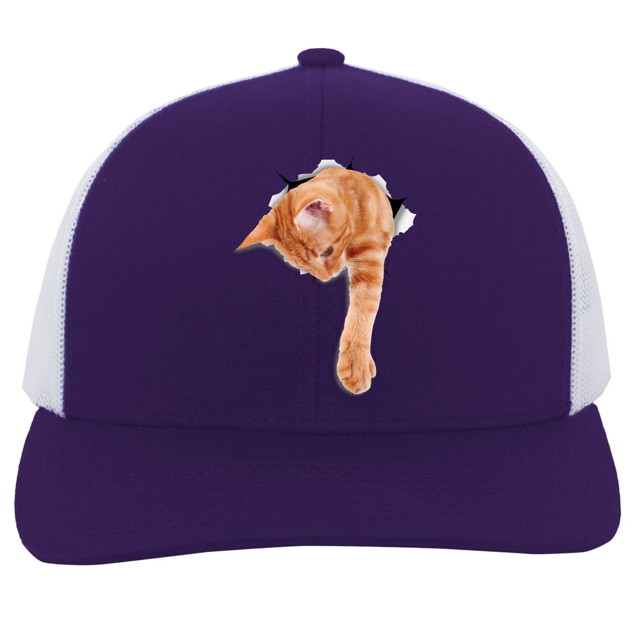 104C Trucker Snap Back - Purple/White