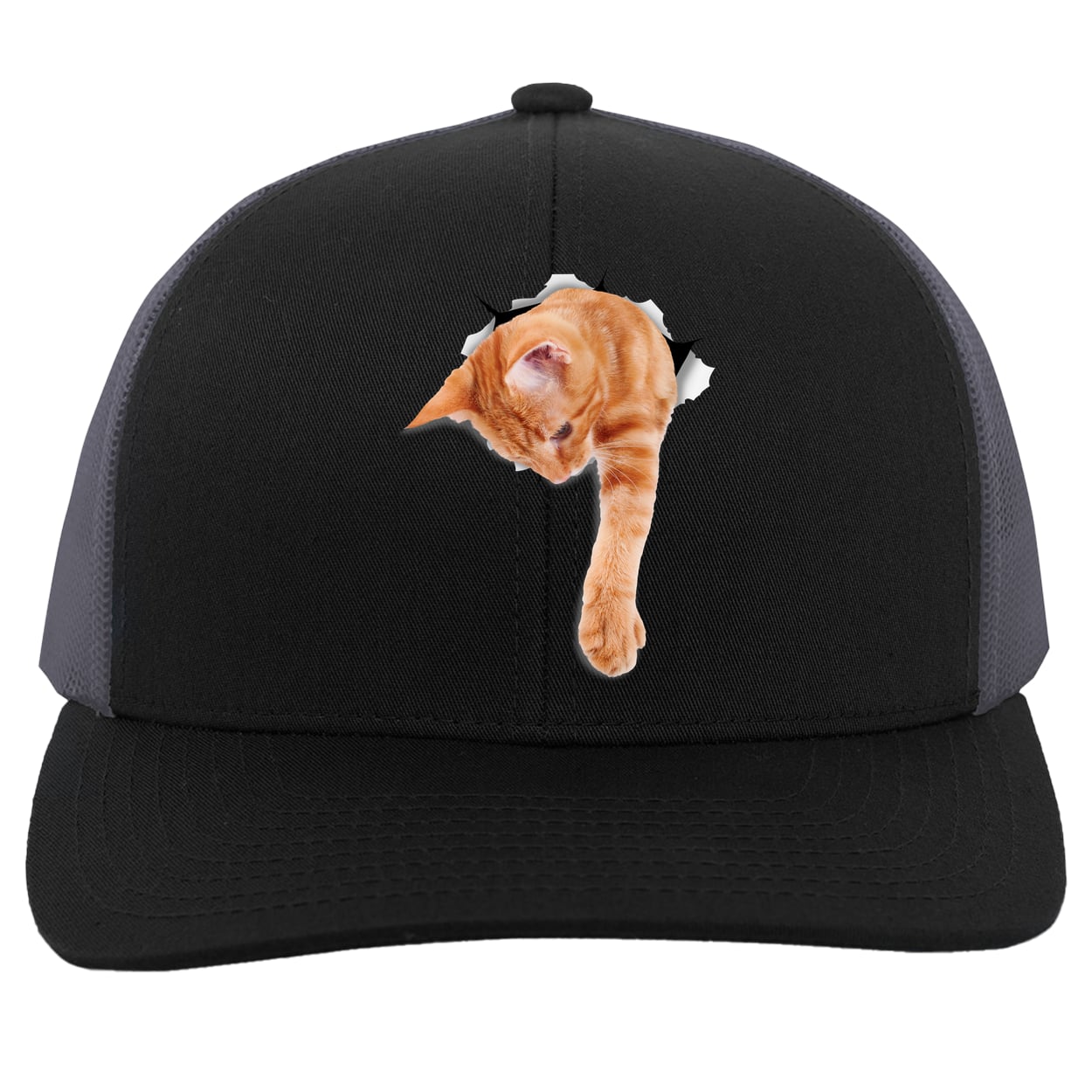 104C Trucker Snap Back - Black/Graphite