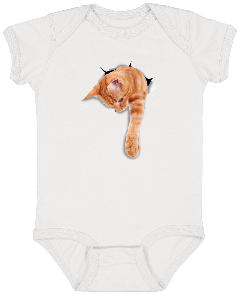 4424 Infant Fine Jersey Bodysuit - White