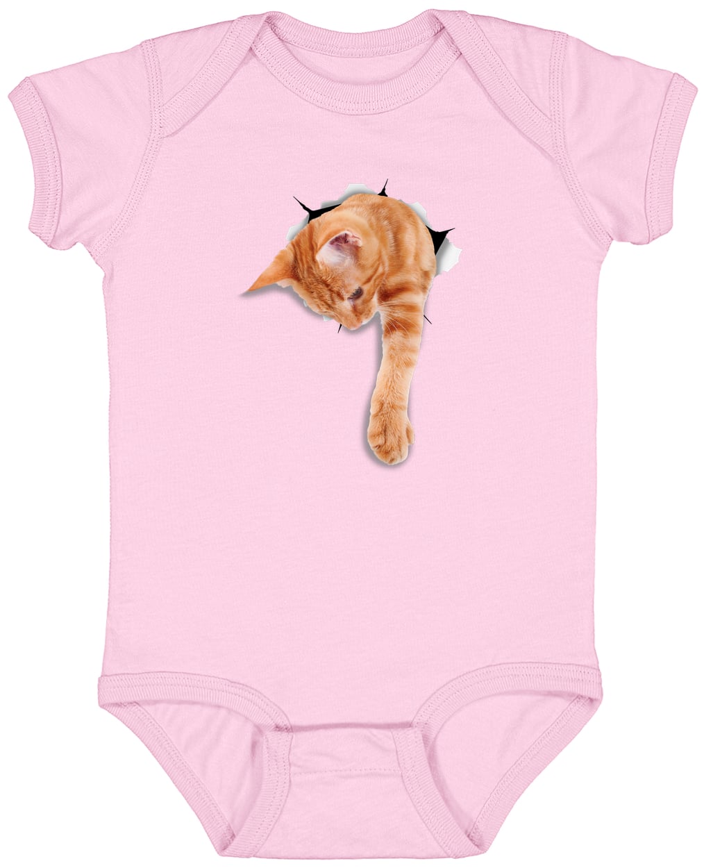 4424 Infant Fine Jersey Bodysuit - Pink
