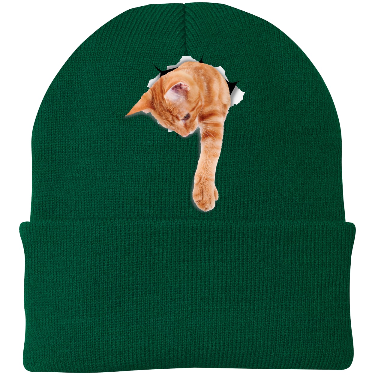 CP90 Port & Company Knit Beanie - Athletic Green