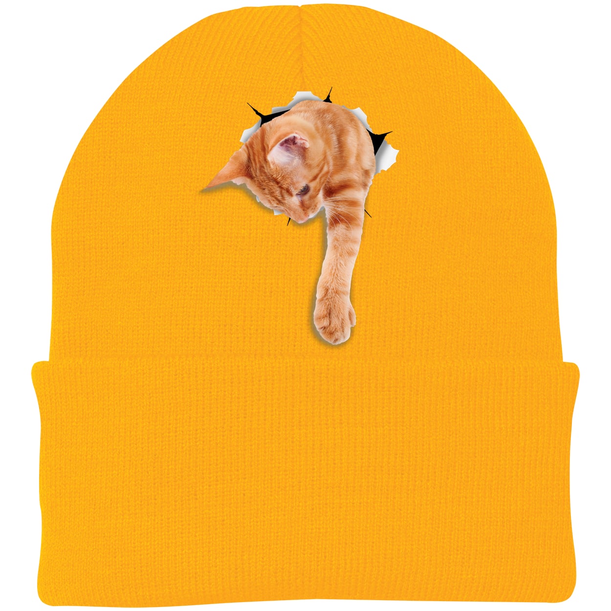 CP90 Port & Company Knit Beanie - Athletic Gold