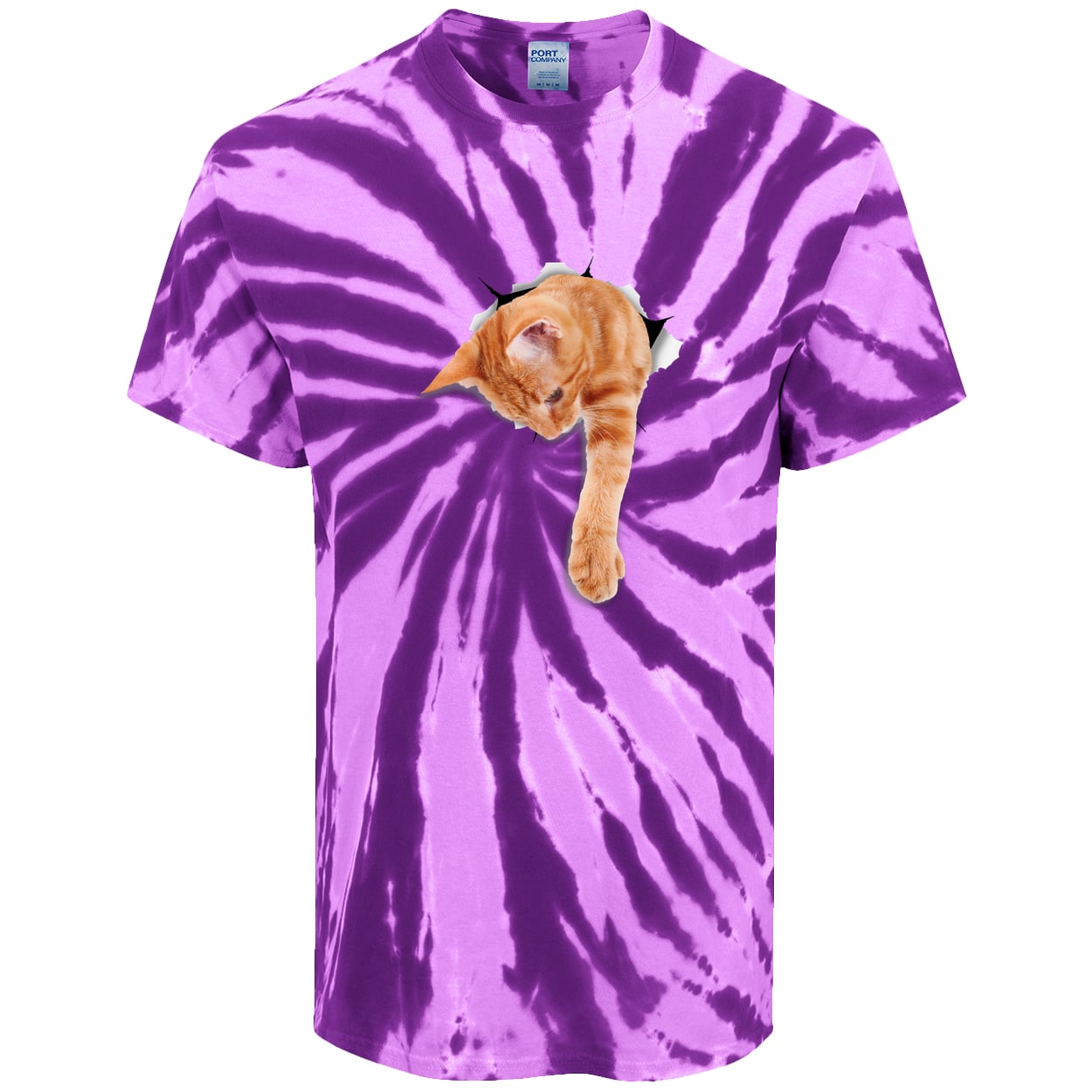 PC147 Port & Company Tie-Dye Tee - Purple