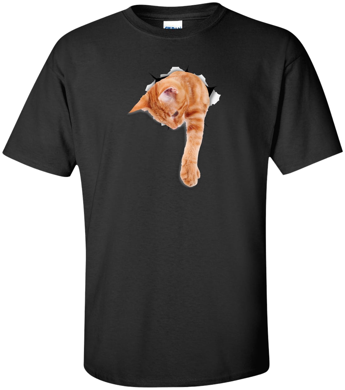 G200T Gildan Mens Tall Ultra Cotton Tee - Black