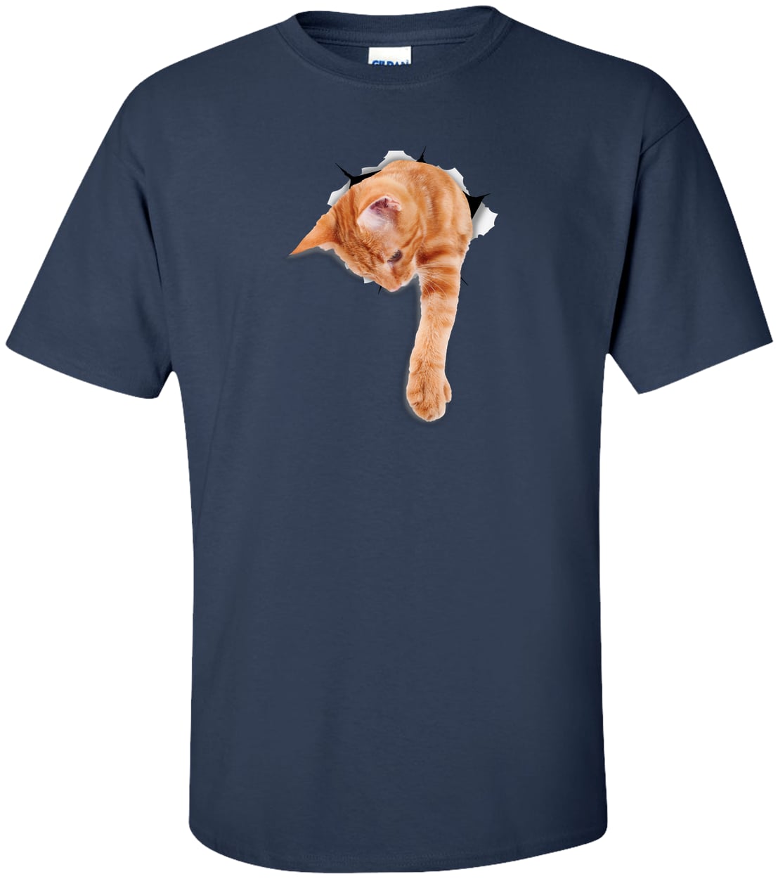 G200T Gildan Mens Tall Ultra Cotton Tee - Navy