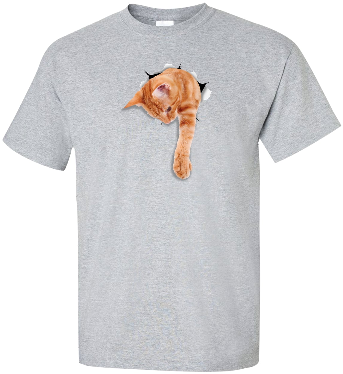 G200T Gildan Mens Tall Ultra Cotton Tee - Sport Grey