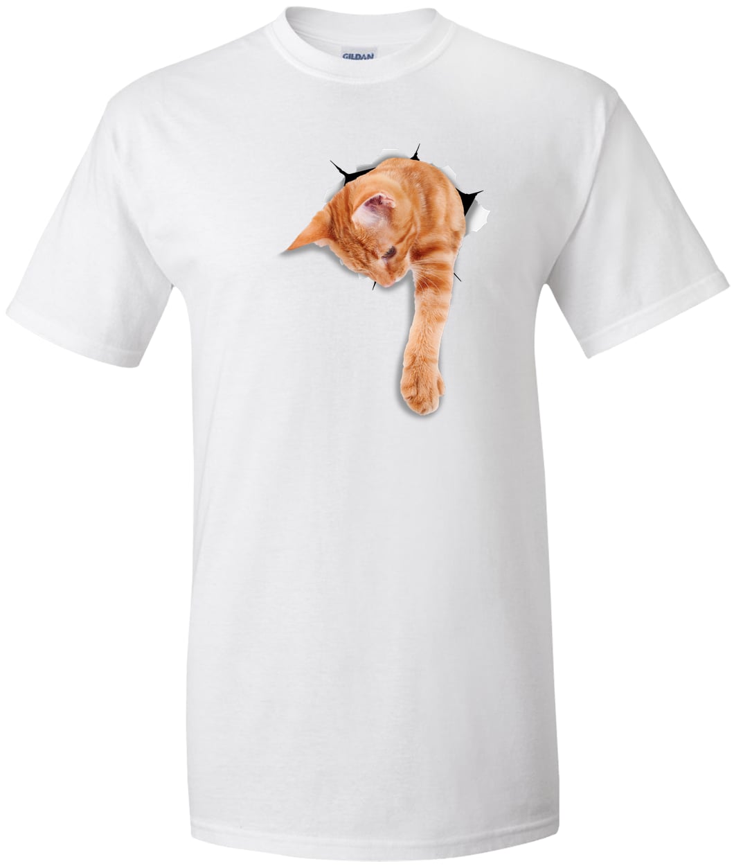 G200T Gildan Mens Tall Ultra Cotton Tee - White