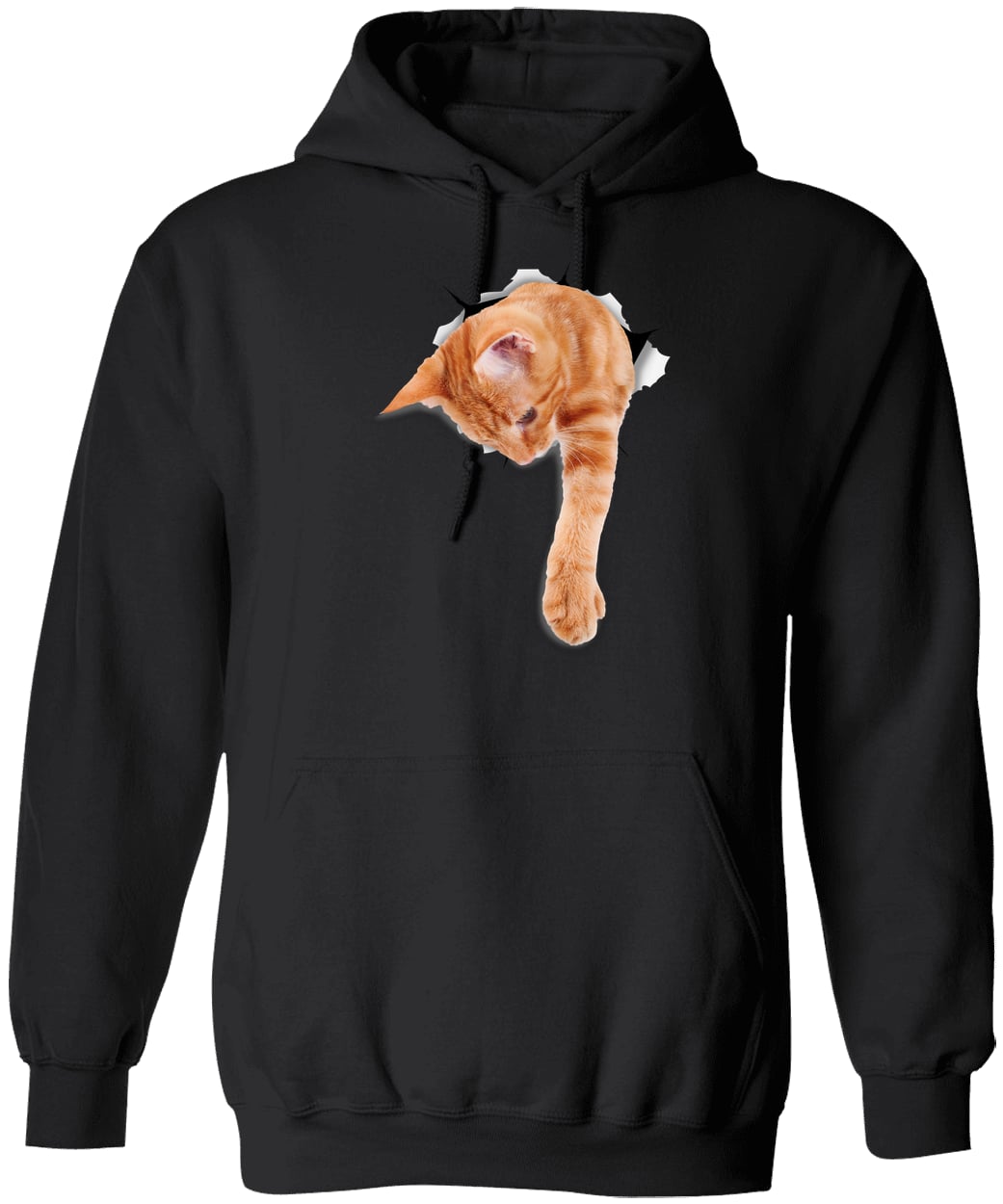 G185 Gildan Pullover Hoodie - Black