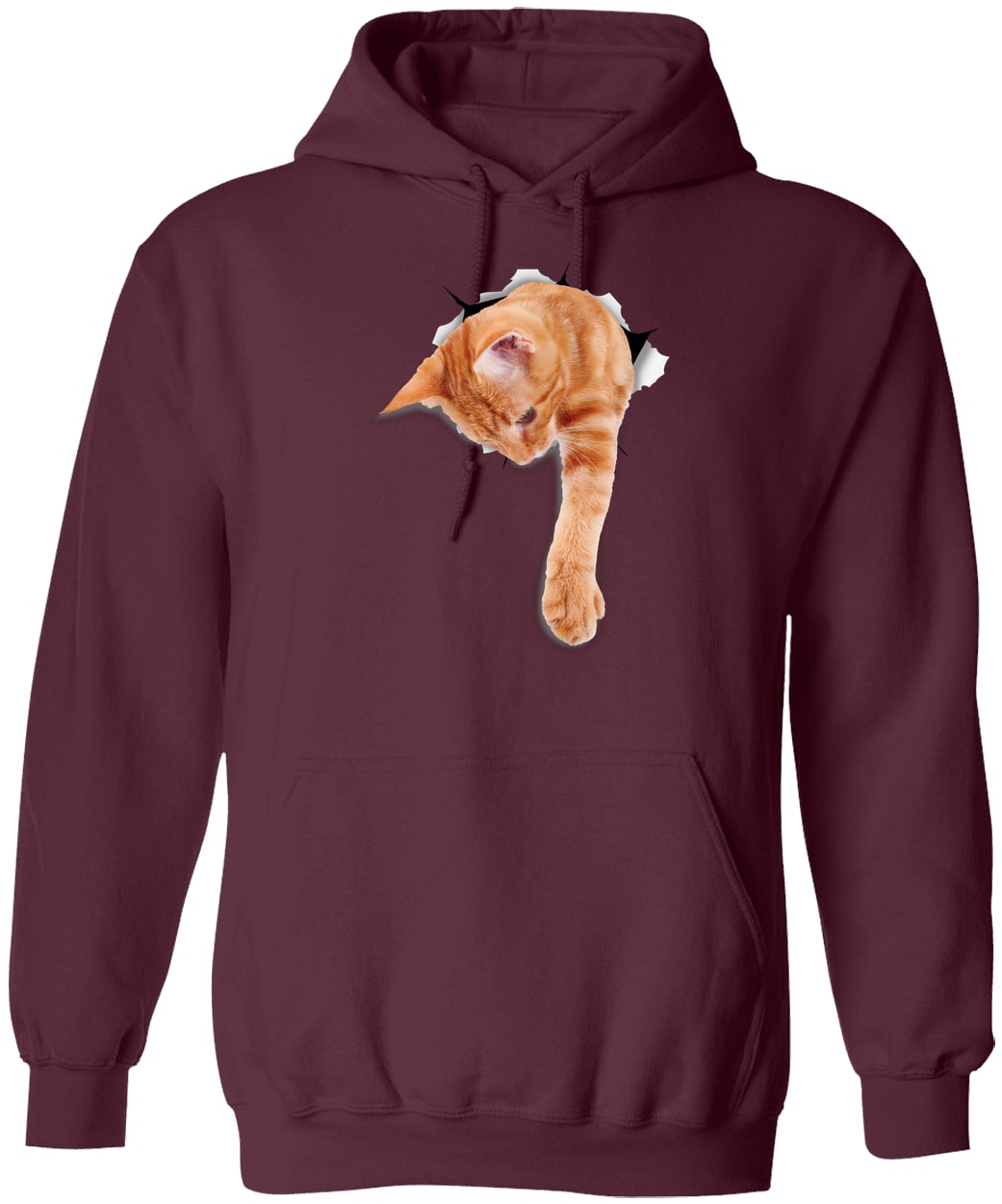 G185 Gildan Pullover Hoodie - Maroon