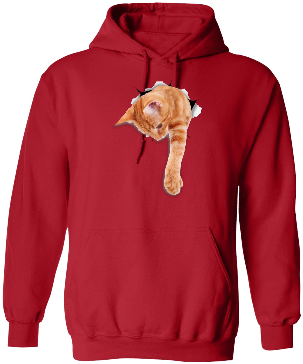 G185 Gildan Pullover Hoodie - Red