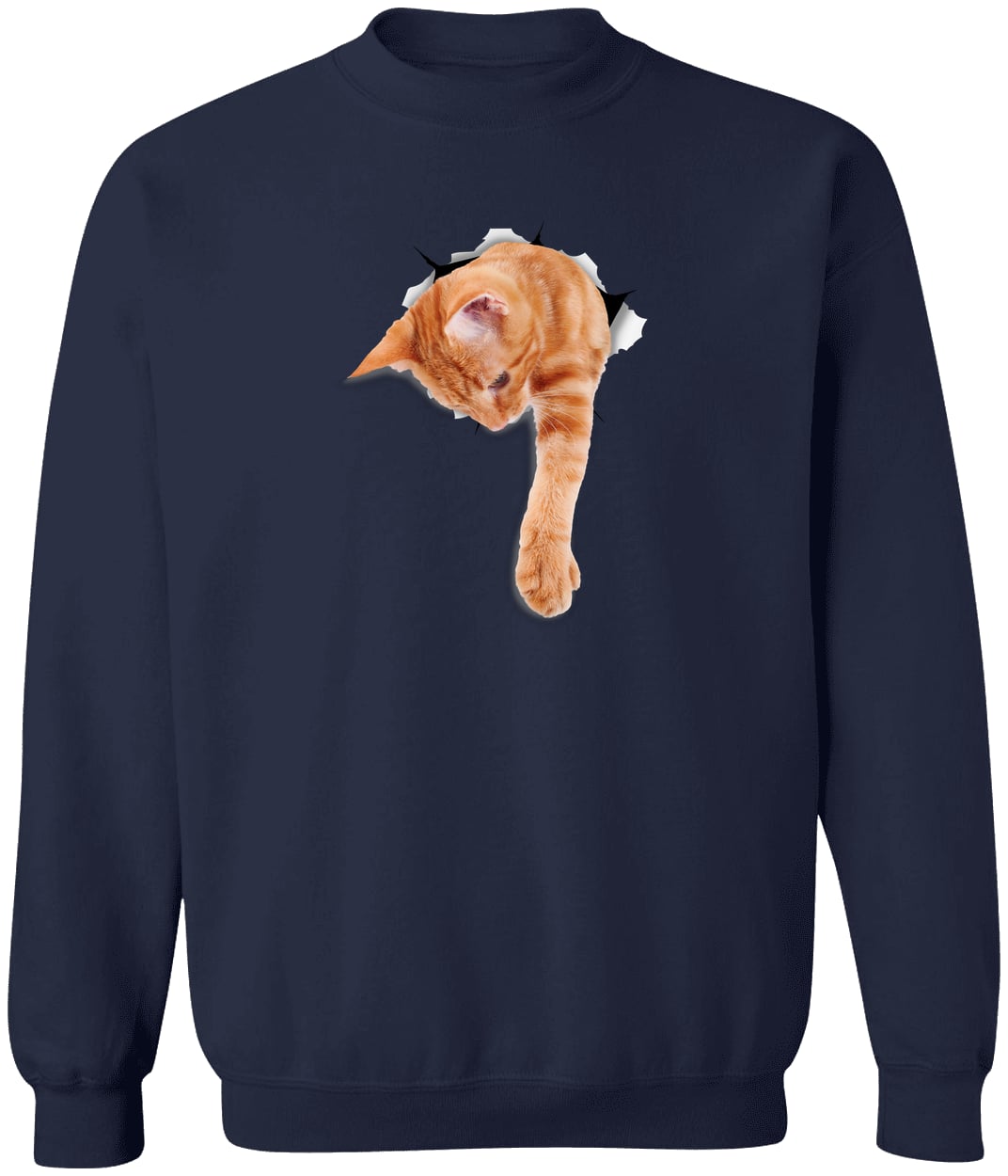 G180 Gildan Crewneck Pullover Sweatshirt - Navy