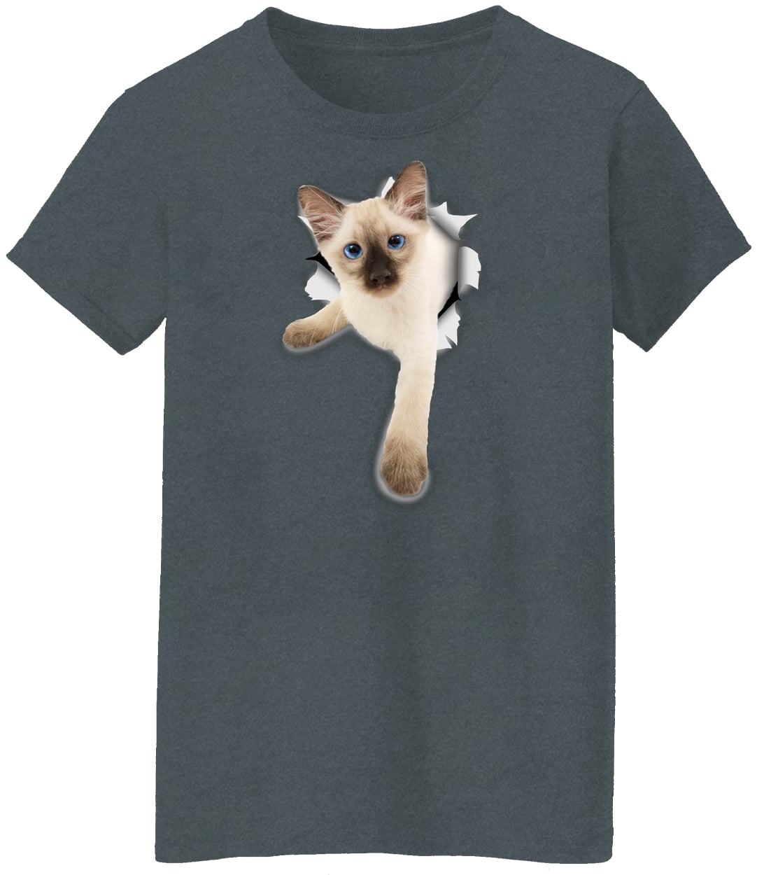 G500L Ladies' 5.3 oz. T-Shirt - Dark Heather