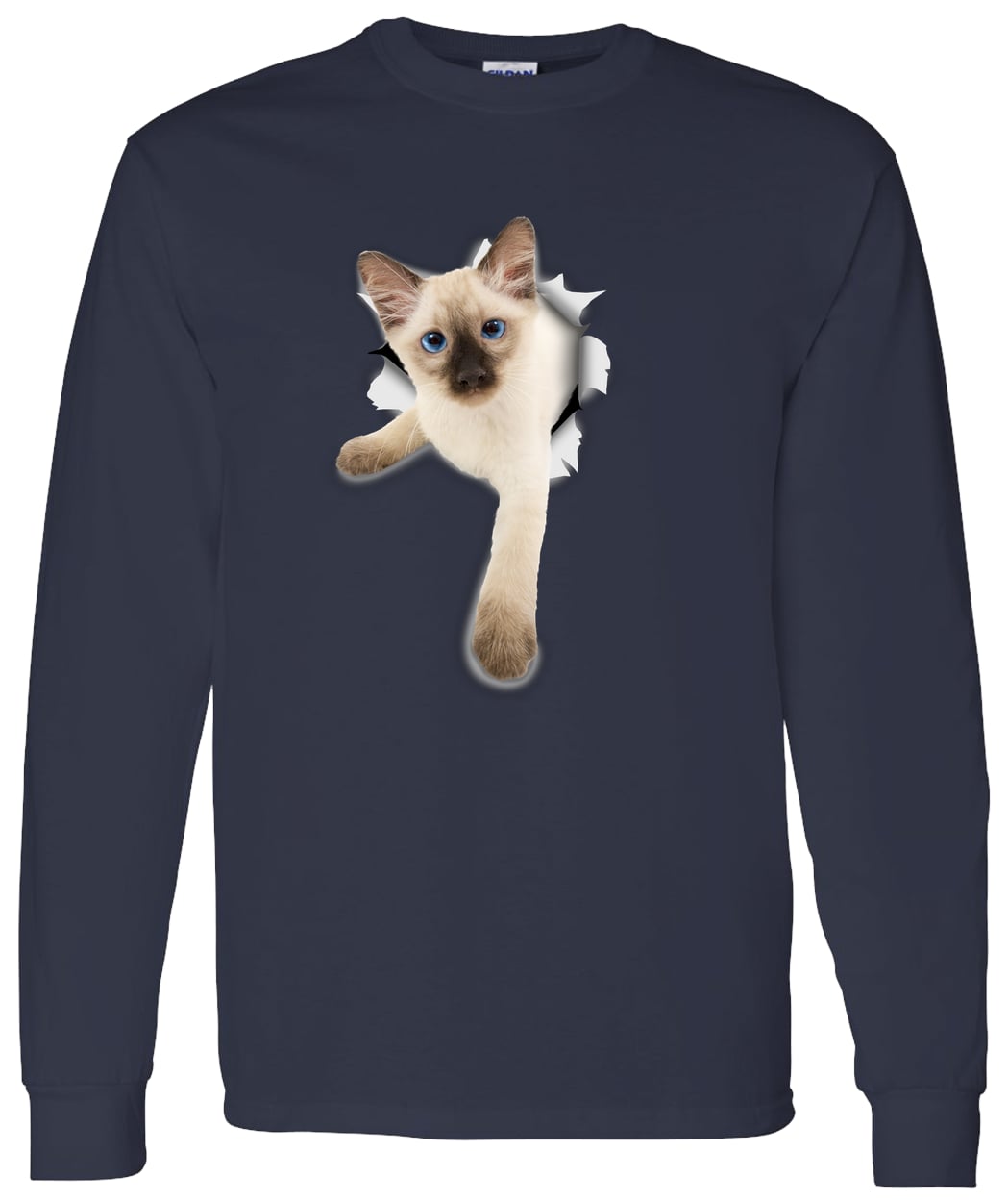G540 LS T-Shirt 5.3 oz. - Navy
