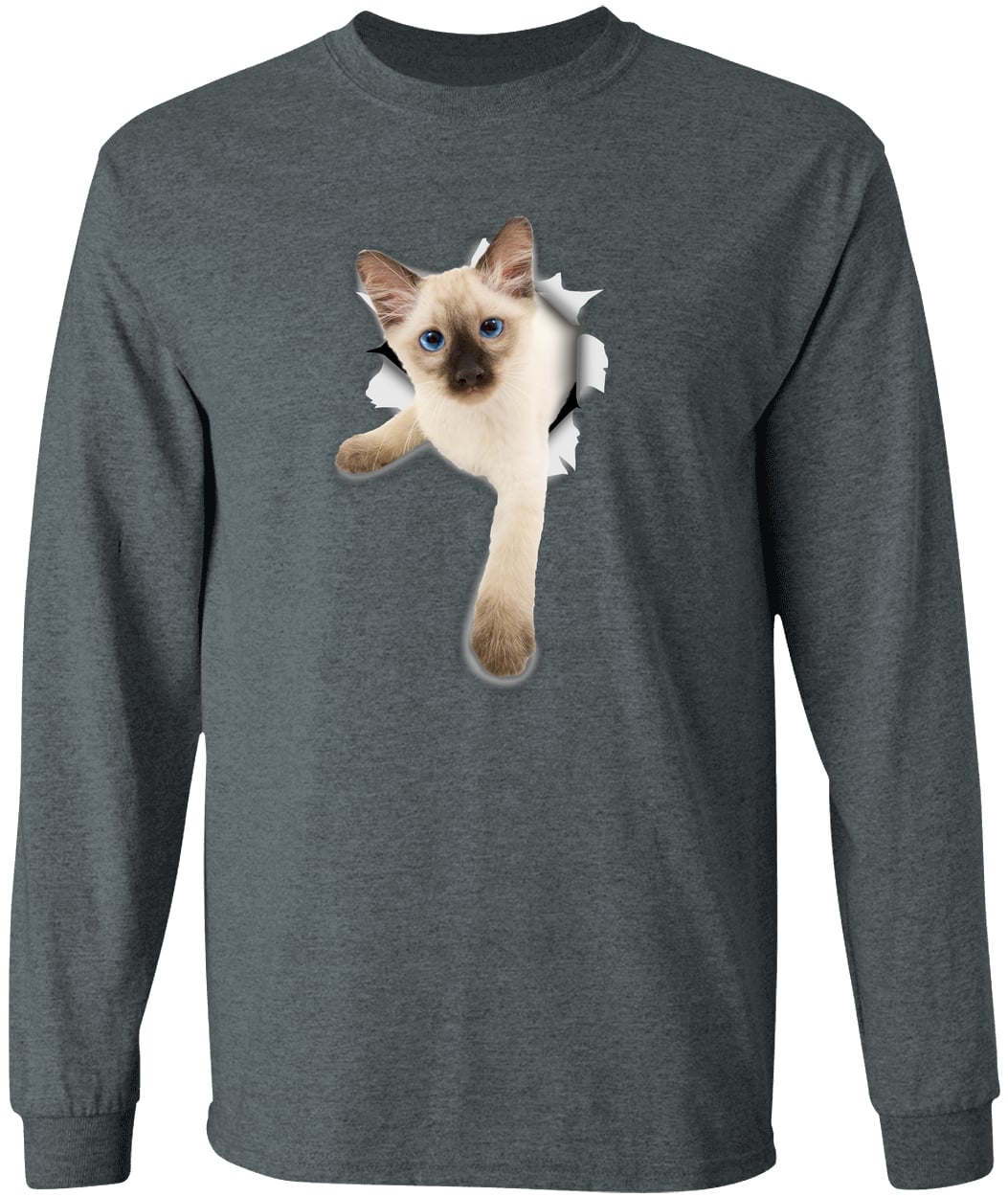 G540 LS T-Shirt 5.3 oz. - Dark Heather