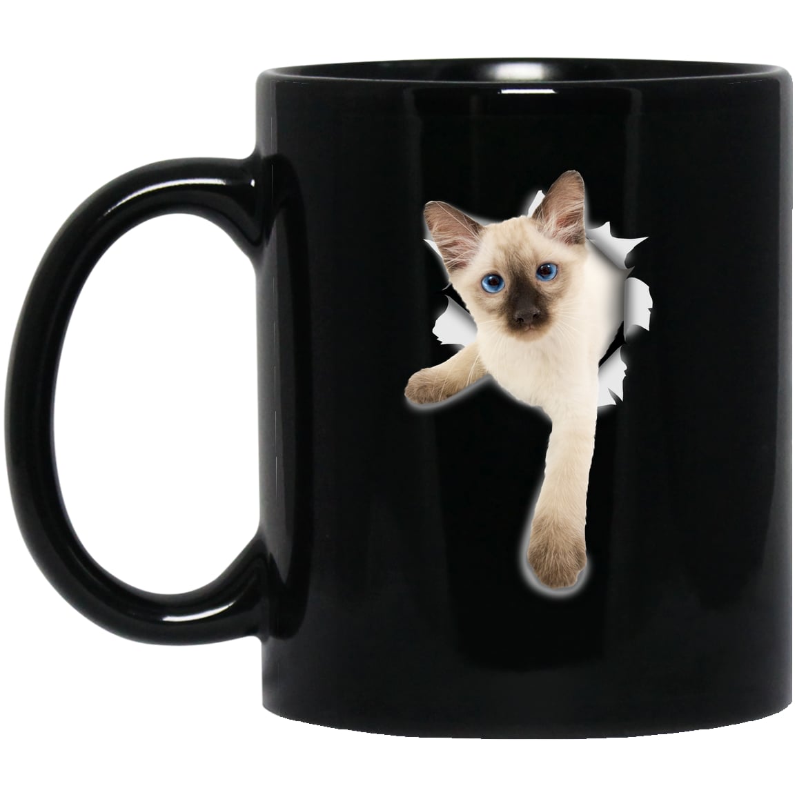 BM11OZ 11oz Black Mug Design Preview