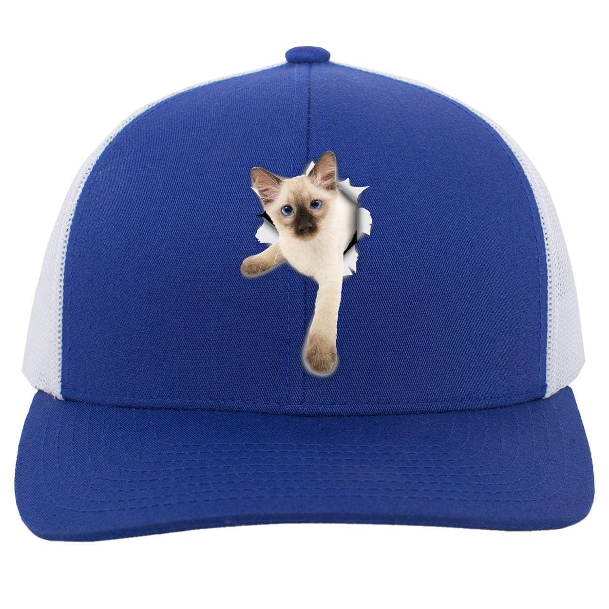 104C Trucker Snap Back - Royal/White