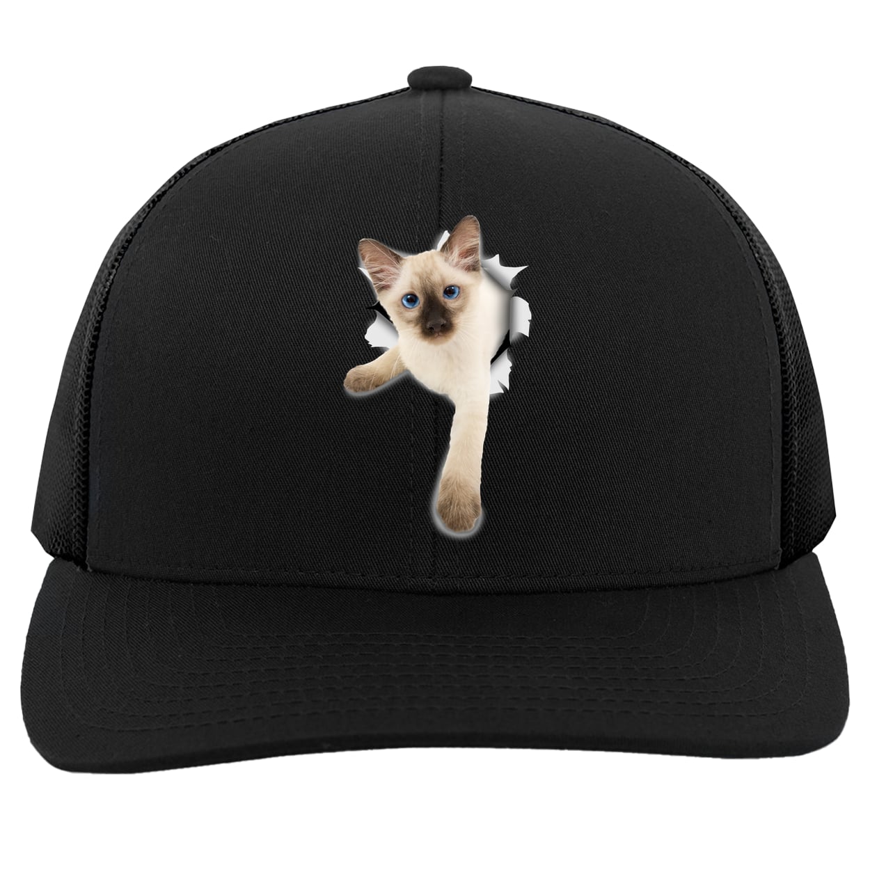 104C Trucker Snap Back - Black
