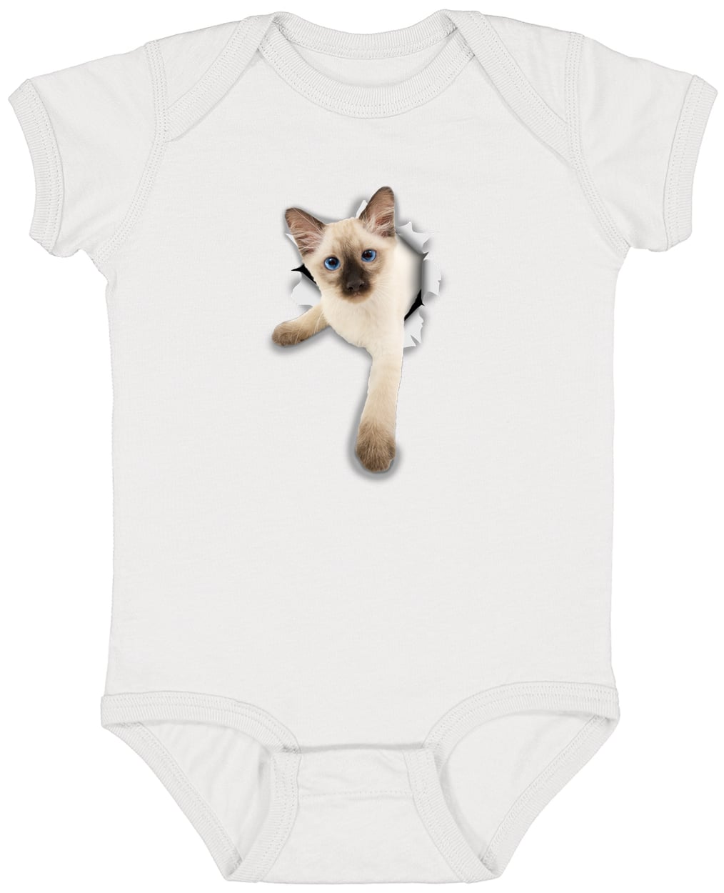4424 Infant Fine Jersey Bodysuit - White