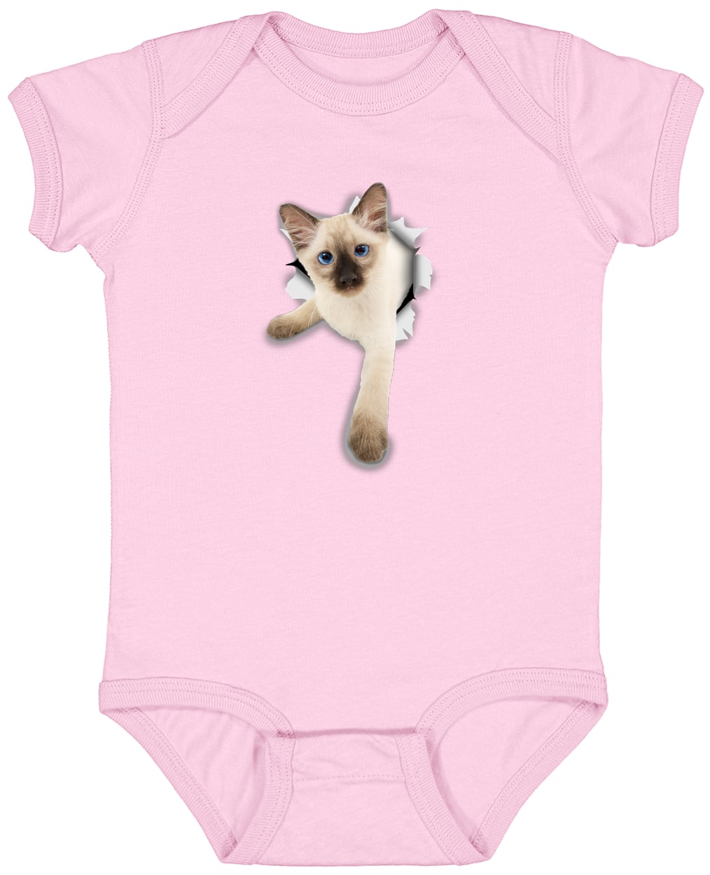 4424 Infant Fine Jersey Bodysuit - Pink
