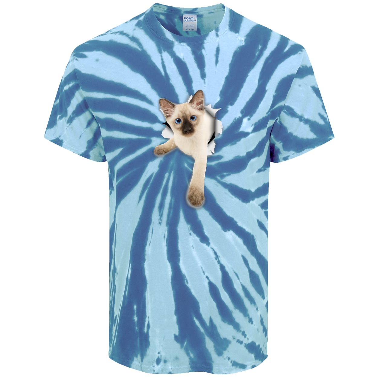 PC147 Port & Company Tie-Dye Tee - Royal
