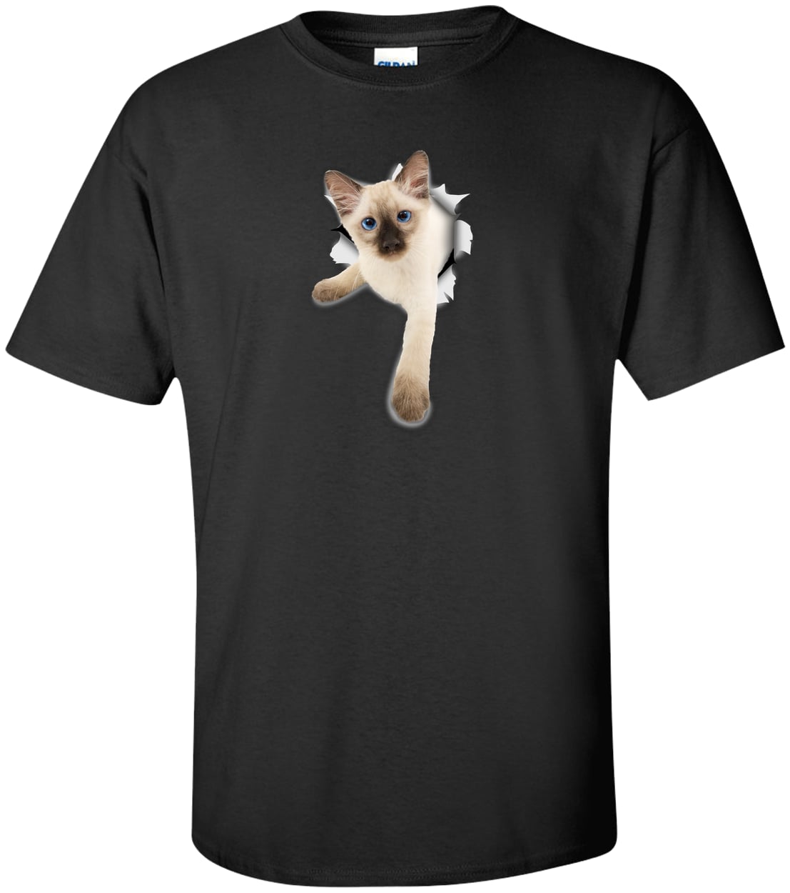 G200T Gildan Mens Tall Ultra Cotton Tee - Black