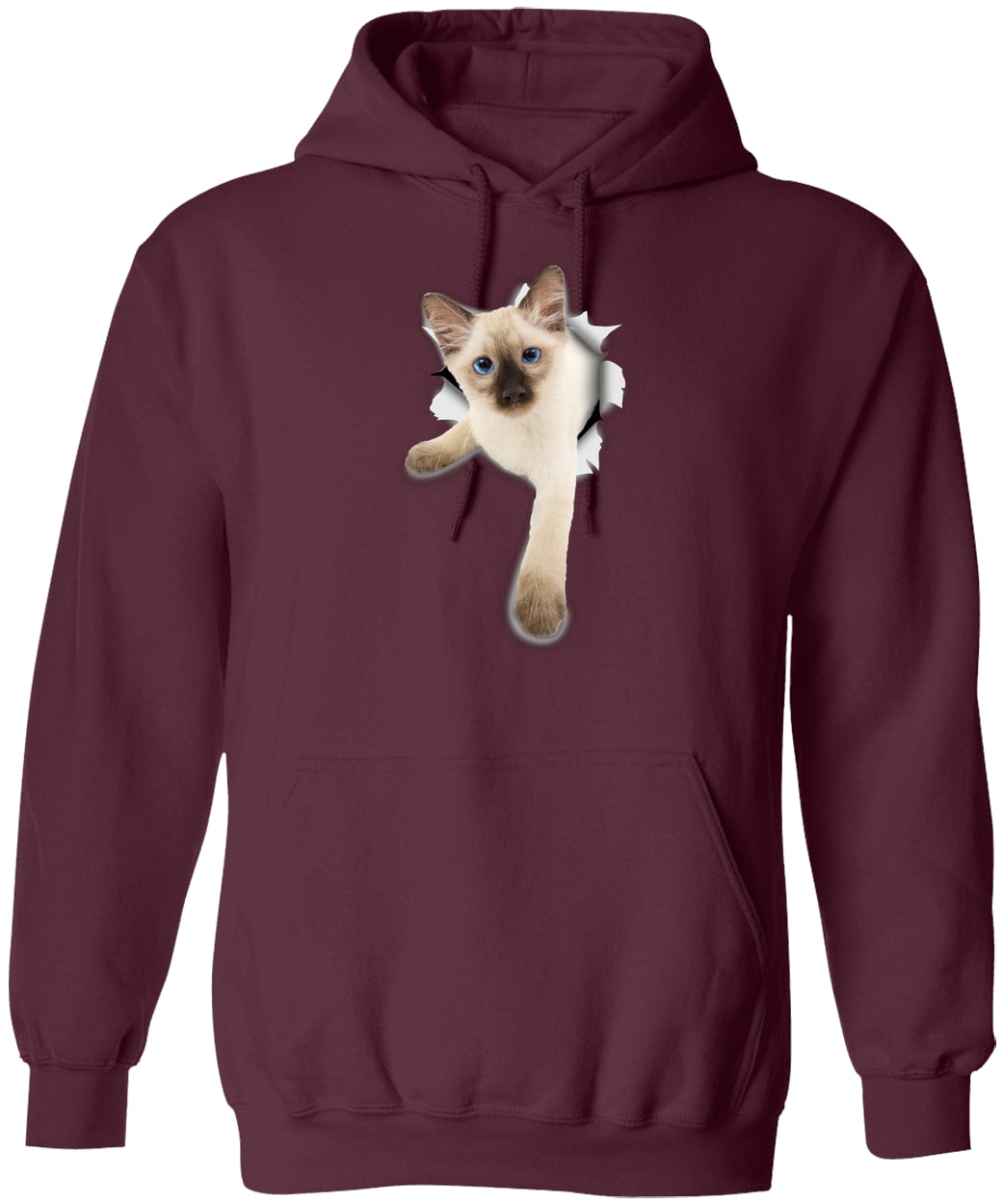 G185 Gildan Pullover Hoodie - Maroon