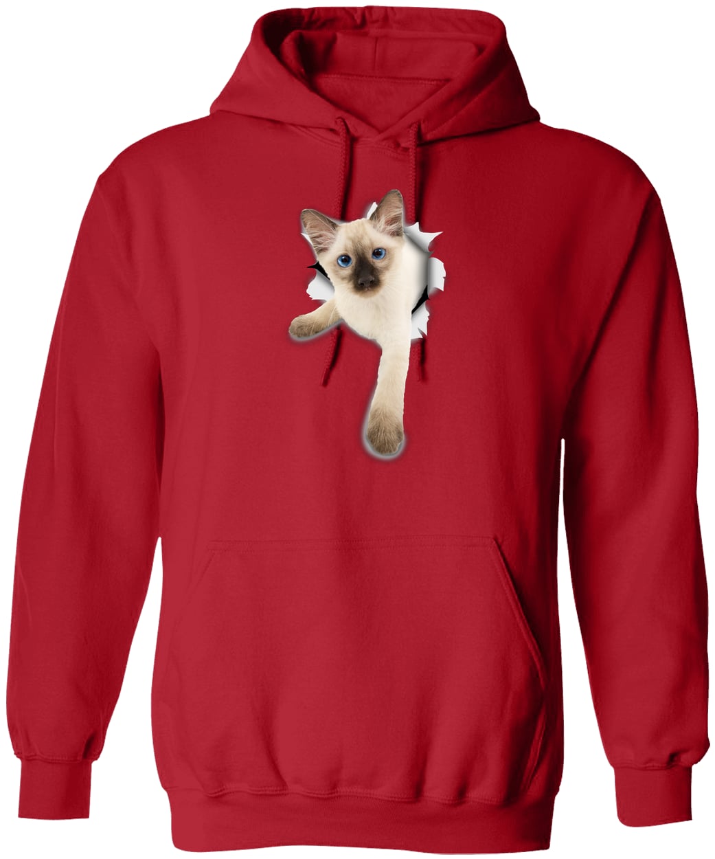 G185 Gildan Pullover Hoodie - Red