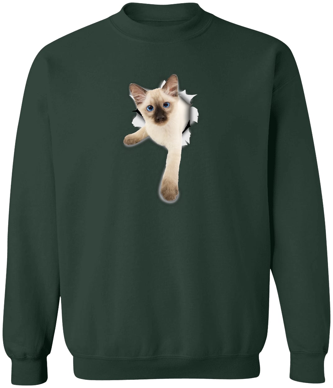 G180 Gildan Crewneck Pullover Sweatshirt - Forest Green