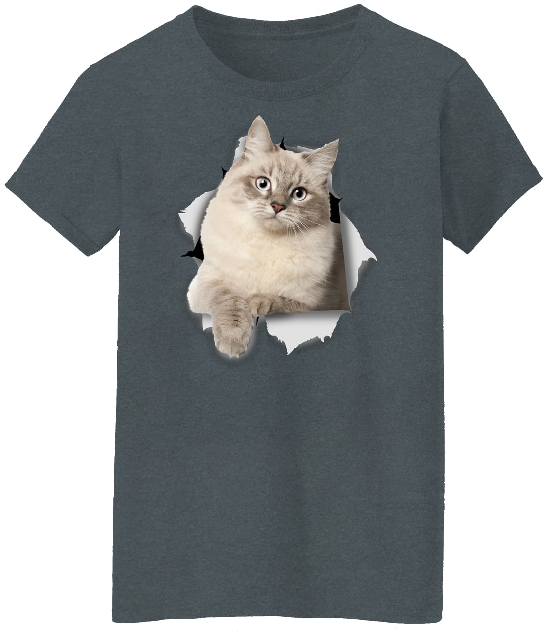 G500L Ladies' 5.3 oz. T-Shirt - Dark Heather