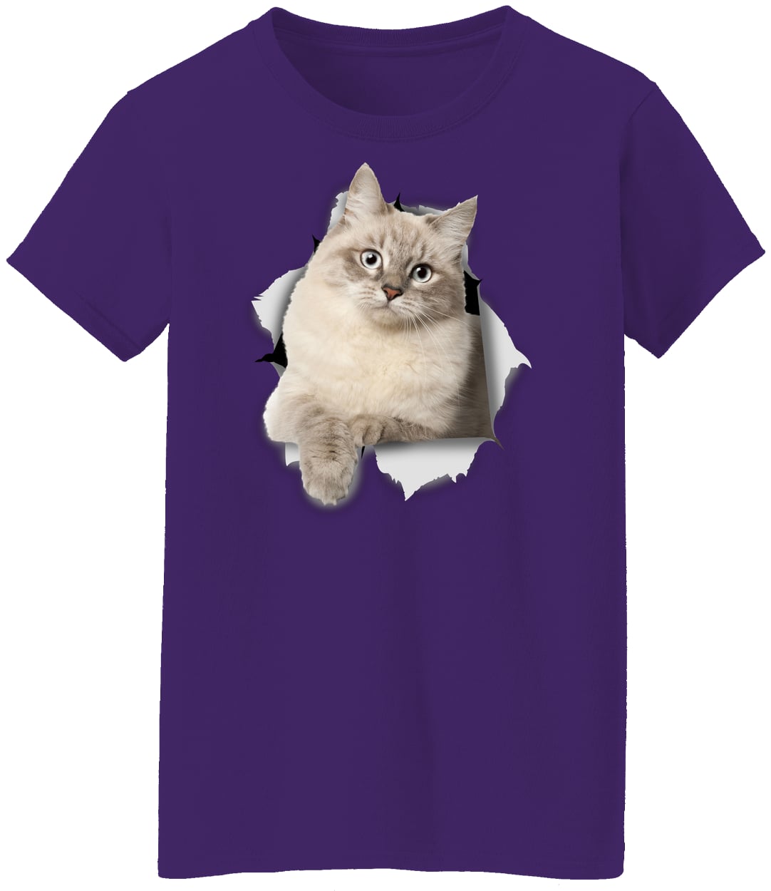 G500L Ladies' 5.3 oz. T-Shirt - Purple