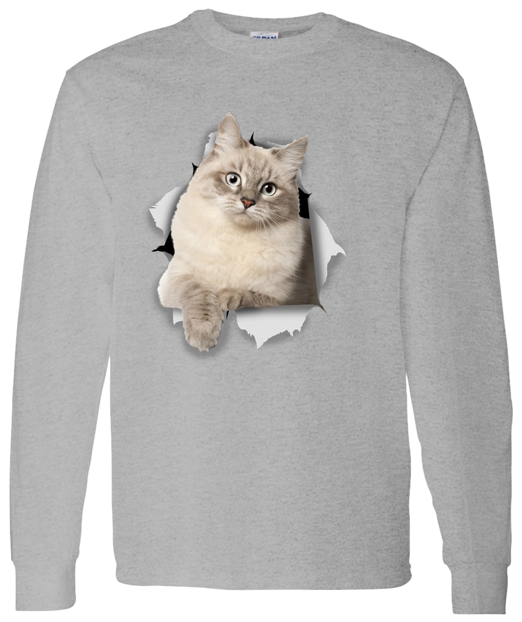 G540 LS T-Shirt 5.3 oz. - Sport Grey