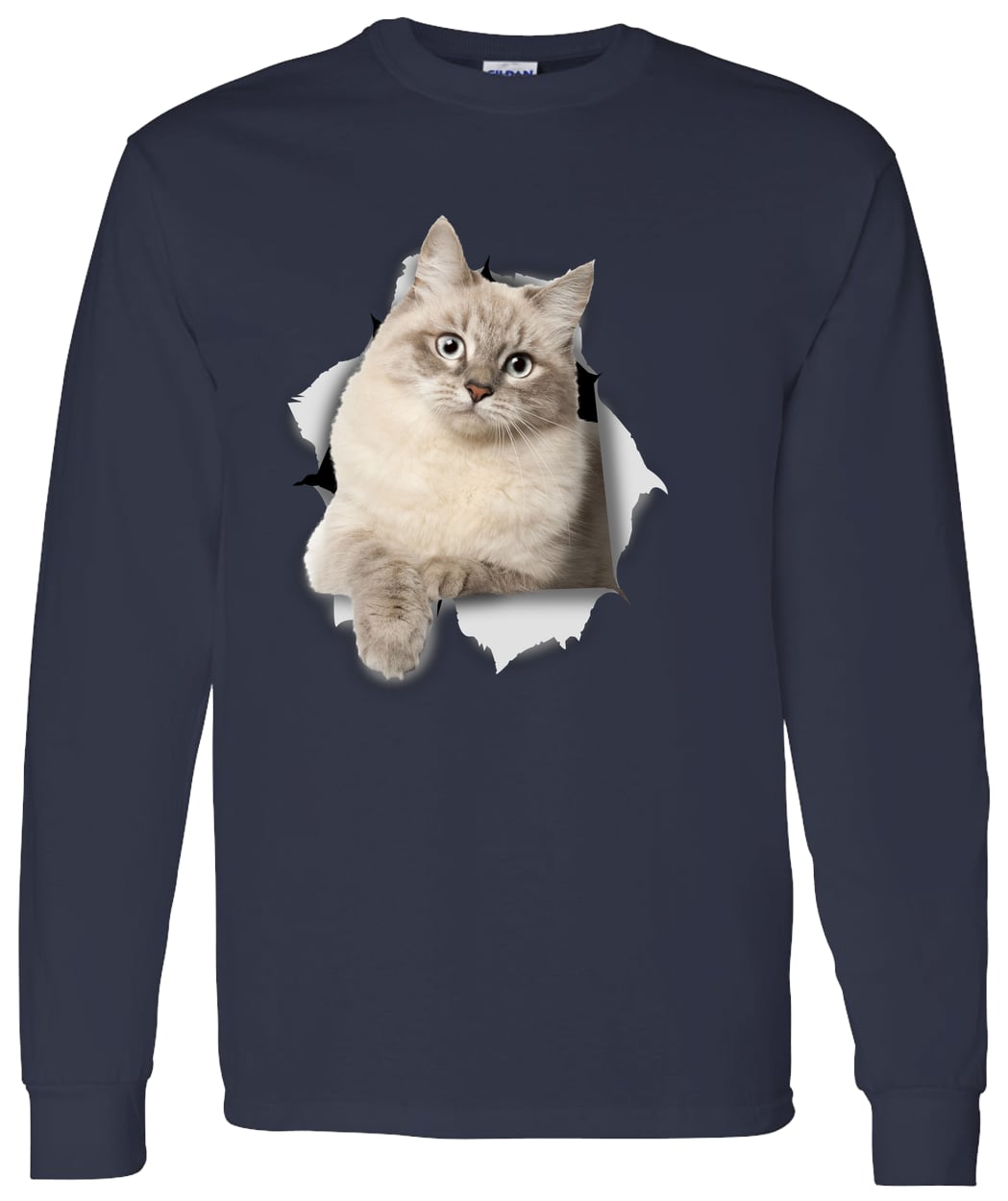 G540 LS T-Shirt 5.3 oz. - Navy