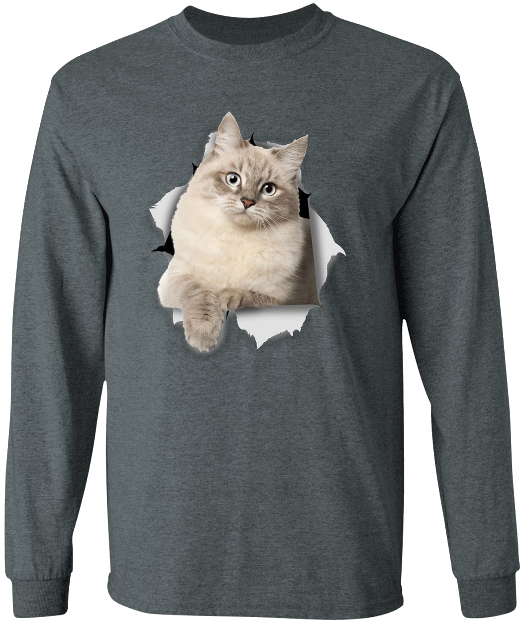G540 LS T-Shirt 5.3 oz. - Dark Heather